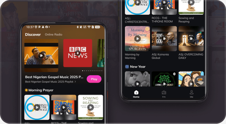 Listen to Audios and Podcasts